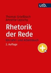 Cover von Rhetorik der Rede