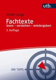 Cover von Fachtexte lesen - verstehen - wiedergeben
