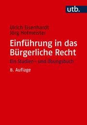 Cover von Einführung in das Bürgerliche Recht