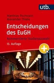 Cover von Entscheidungen des EuGH