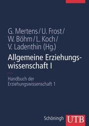 Cover von Allgemeine Erziehungswissenschaft I