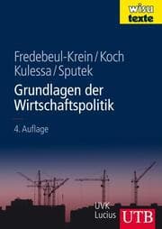 Cover von Grundlagen der Wirtschaftspolitik