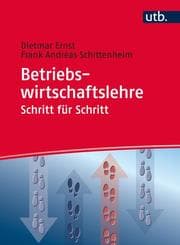 Cover von Betriebswirtschaftslehre Schritt für Schritt