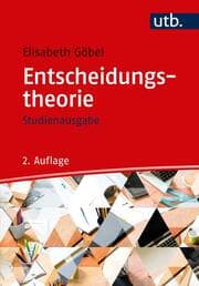 Cover von Entscheidungstheorie - Studienausgabe