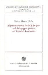 Cover von Allgemeinwortschatz der DDR-Bürger - nach Sachgruppen geordnet und linguistisch kommentiert