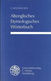 Cover von Altenglisches etymologisches Wörterbuch