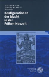 Cover von Konfigurationen der Macht in der Frühen Neuzeit