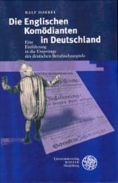 Cover von Die Englischen Komödianten in Deutschland