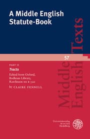Cover von A Middle English Statute-Book
