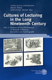 Cover von Practices of Oral Performance in Manuals of Rhetoric, Journalism and Autobiography