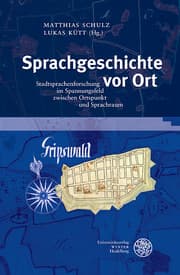 Cover von Sprachgeschichte vor Ort