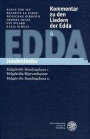 Cover von Kommentar zu den Liedern der Edda / Heldenlieder