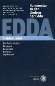 Cover von Kommentar zu den Liedern der Edda / Heldenlieder