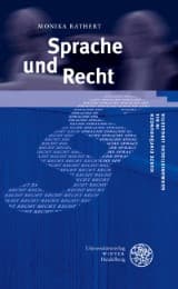 Cover von Sprache und Recht