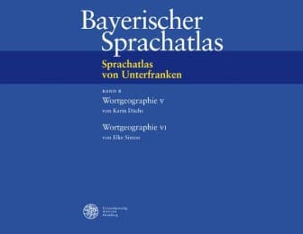 Cover von Sprachatlas von Unterfranken (SUF) / Wortgeographie V: Obst, Gemüse und Blumen. Bauernhaus und Bauernhof. Haushalt. Frei lebende Tiere. Wettererscheinungen