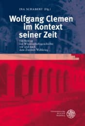 Cover von Wolfgang Clemen im Kontext seiner Zeit