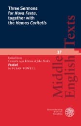 Cover von Three Sermons for 'Nova Festa', together with the 'Hamus Caritatis'