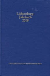 Cover von Lichtenberg-Jahrbuch 2008