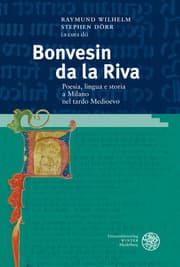 Cover von Bonvesin de la Riva