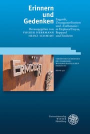 Cover von Erinnern und Gedenken