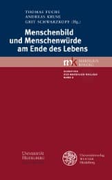 Cover von Menschenbild und Menschenwürde am Ende des Lebens