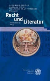 Cover von Recht und Literatur