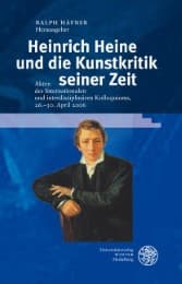 Cover von Heinrich Heine und die Kunstkritik seiner Zeit