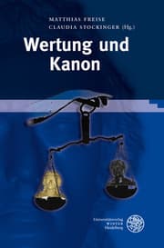 Cover von Wertung und Kanon