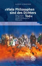 Cover von 'Viele Philosophen sind des Dichters Tod'