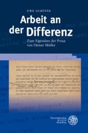 Cover von Arbeit an der Differenz