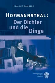 Cover von Hofmannsthal: Der Dichter und die Dinge