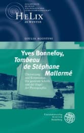 Cover von Yves Bonnefoy,'Tombeau de Stéphane Mallarmé'