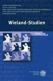 Cover von Wieland-Studien 7- Aufsätze, Texte und Dokumente