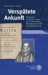 Cover von Verspätete Ankunft