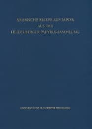 Cover von Arabische Briefe auf Papier aus der Heidelberger Papyrus-Sammlung
