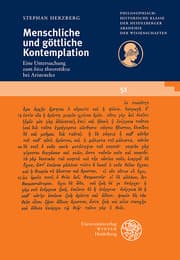 Cover von Menschliche und göttliche Kontemplation