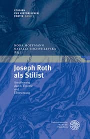 Cover von Joseph Roth als Stilist