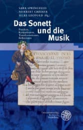 Cover von Das Sonett und die Musik
