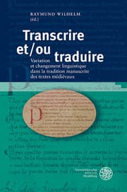 Cover von Transcrire et/ou traduire