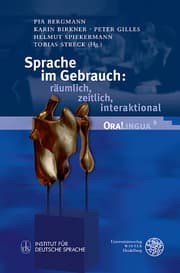 Cover von Sprache im Gebrauch: räumlich, zeitlich, interaktional