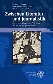 Cover von Zwischen Literatur und Journalistik