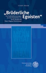 Cover von 'Brüderliche Egoisten'