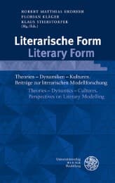 Cover von Literarische Form / Literary Form
