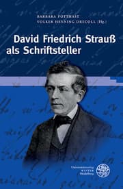 Cover von David Friedrich Strauß als Schriftsteller