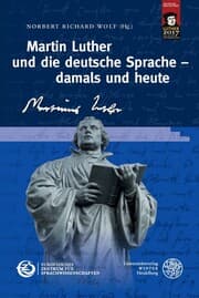 Cover von Martin Luther und die deutsche Sprache - damals und heute