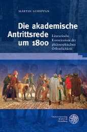 Cover von Die akademische Antrittsrede um 1800