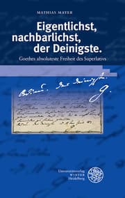 Cover von Eigentlichst, nachbarlichst, der Deinigste