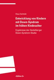 Cover von Entwicklung von Kindern mit Down-Syndrom im frühen Kindesalter