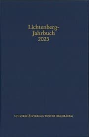 Cover von Lichtenberg-Jahrbuch 2023