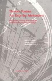 Cover von Theodor Fontane: Am Ende des Jahrhunderts 2